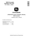 John Deere 200 G-Tier (SN. from F085001) Crawler Excavators Operation and Test Manual (TM14446X019)