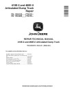 John Deere 410E and 460E Series II Articulated Dump Trucks (SN. from F708125) Repair Manual (TM14450X019)