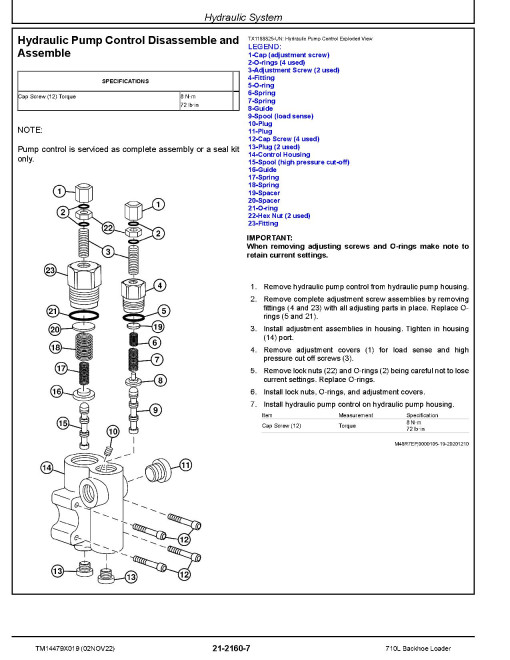 John Deere 710L (SN. from F390996) Backhoe Loaders Repair Manual (TM14479X019) John Deere 710L (SN. from F390996) Backhoe Loaders Repair Manual (TM14479X019)