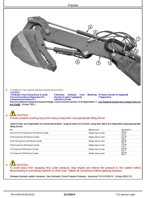 John Deere 710L (SN. from F390996) Backhoe Loaders Repair Manual (TM14479X019) John Deere 710L (SN. from F390996) Backhoe Loaders Repair Manual (TM14479X019)