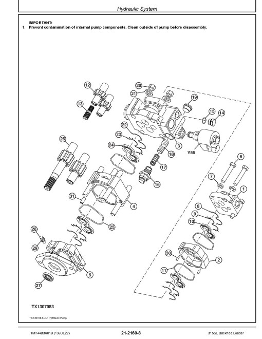 John Deere 315SL (SN. from F390996) Backhoe Loaders Repair Manual (TM14483X019) John Deere 315SL (SN. from F390996) Backhoe Loaders Repair Manual (TM14483X019)