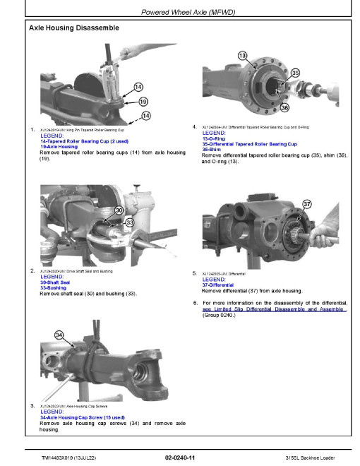 John Deere 315SL (SN. from F390996) Backhoe Loaders Repair Manual (TM14483X019) John Deere 315SL (SN. from F390996) Backhoe Loaders Repair Manual (TM14483X019)