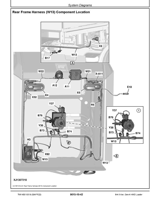 John Deere 644 X-Tier (SN. F_10283-15417) 4WD Wheel Loaders Operation and Test Manual (TM14501X019) John Deere 644 X-Tier (SN. F_10283-15417) 4WD Wheel Loaders Operation and Test Manual (TM14501X019)