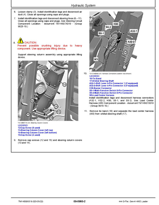 John Deere 444 G-Tier (SN. from D_00001) 4WD Wheel Loaders Repair Manual (TM14508X019) John Deere 444 G-Tier (SN. from D_00001) 4WD Wheel Loaders Repair Manual (TM14508X019)