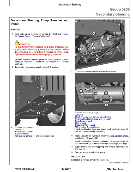John Deere 768L-II (SN: C702907-; D702907-) Bogie Skidders Repair Manual (TM14514X019) John Deere 768L-II (SN: C702907-; D702907-) Bogie Skidders Repair Manual (TM14514X019)