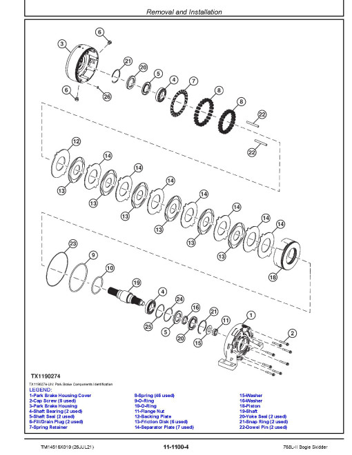 John Deere 768L-II (SN: F702907-; L702907-) Bogie Skidders Repair Manual (TM14516X019) John Deere 768L-II (SN: F702907-; L702907-) Bogie Skidders Repair Manual (TM14516X019)