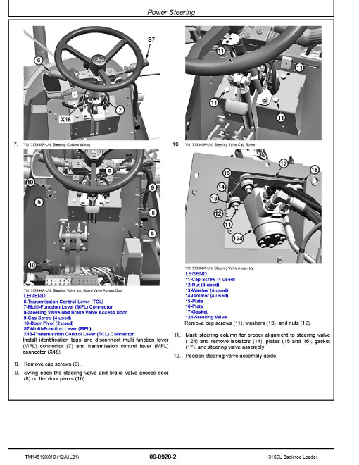 John Deere 315SL (SN. from C000001, D000001) Backhoe Loaders Repair Manual (TM14519X019) John Deere 315SL (SN. from C000001, D000001) Backhoe Loaders Repair Manual (TM14519X019)