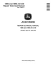 John Deere 1890 and 1895 No-Till Air Drills (SN. from 775101) Repair Manual (TM145319)