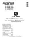 John Deere 903M, 953M and 959M Tracked Feller Bunchers Operation and Test Manual (TM14536X019)