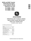 John Deere 803M and 853M (Open Loop Hydraulic Drive) Tracked Feller Bunchers Operation and Test Manual (TM14558X019)