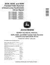 John Deere 803M, 853M and 859M (Closed Loop Hydrostatic Drive) Tracked Feller Bunchers Repair Manual (TM14567X019)