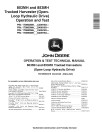 John Deere 803MH and 853MH (Open Loop Hydraulic Drive) Tracked Harvesters Operation and Test Manual (TM14568X019)
