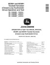 John Deere 803MH and 853MH (Closed Loop Hydrostatic Drive) Tracked Harvesters Operation and Test Manual (TM14571X019)