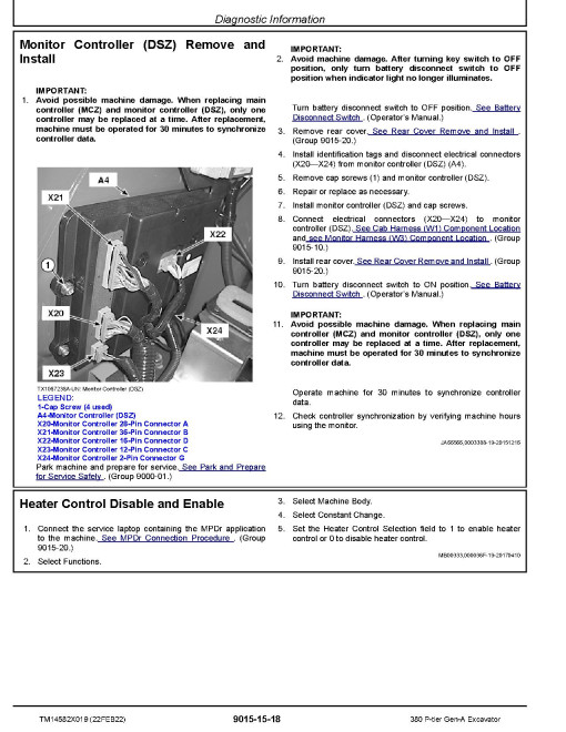 John Deere 380 P-Tier (SN. from F_00001) Crawler Excavators Operation and Test Manual (TM14582X019) John Deere 380 P-Tier (SN. from F_00001) Crawler Excavators Operation and Test Manual (TM14582X019)