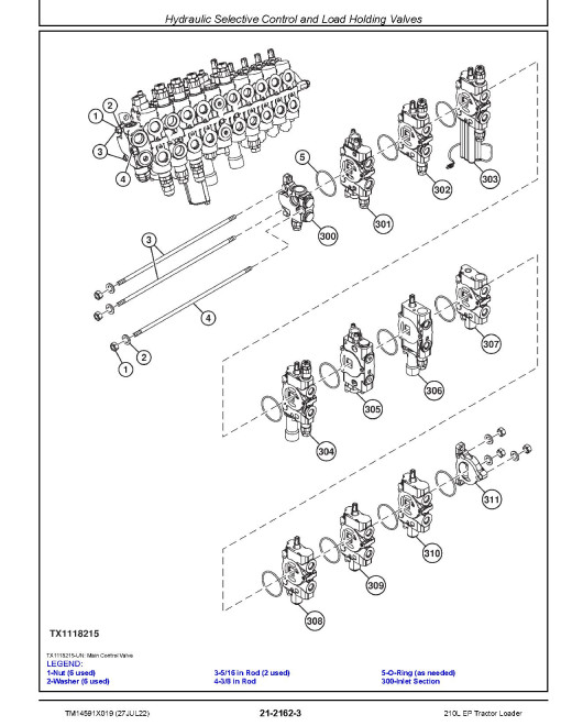 John Deere 210L EP (SN. from G420787) Tractor Loaders Repair Manual (TM14591X019) John Deere 210L EP (SN. from G420787) Tractor Loaders Repair Manual (TM14591X019)