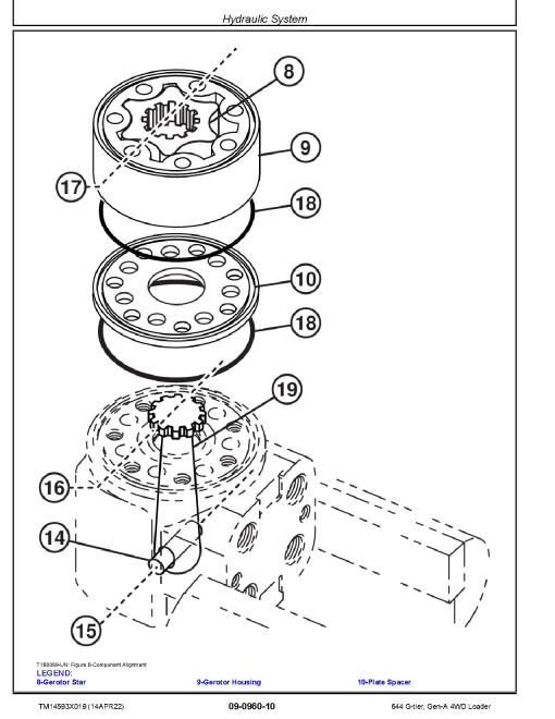 John Deere 644 G-Tier (SN. from LA00001) 4WD Wheel Loaders Repair Manual (TM14593X019) John Deere 644 G-Tier (SN. from LA00001) 4WD Wheel Loaders Repair Manual (TM14593X019)