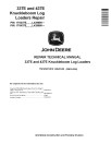 John Deere 337E and 437E Knuckleboom Log Loaders Repair Manual (TM14597X019)