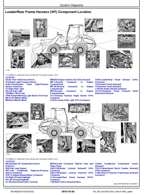 John Deere 184, 204 and 304 G-Tier 4WD Wheel Loaders (SN. from B067465) Operation and Test Manual (TM14602X019) John Deere 184, 204 and 304 G-Tier 4WD Wheel Loaders (SN. from B067465) Operation and Test Manual (TM14602X019)
