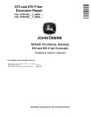 John Deere 670 P-Tier and 870 P-Tier Crawler Excavators (SN. from F_00001) Repair Manual (TM14605X019)