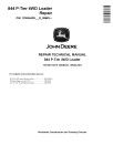 John Deere 844 P-Tier (SN. from D_05963) 4WD Wheel Loaders Repair Manual (TM14617X019)