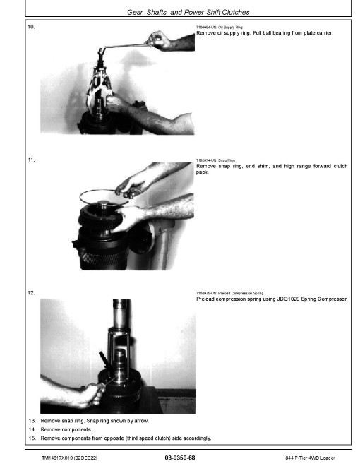John Deere 844 P-Tier (SN. from D_05963) 4WD Wheel Loaders Repair Manual (TM14617X019) John Deere 844 P-Tier (SN. from D_05963) 4WD Wheel Loaders Repair Manual (TM14617X019)