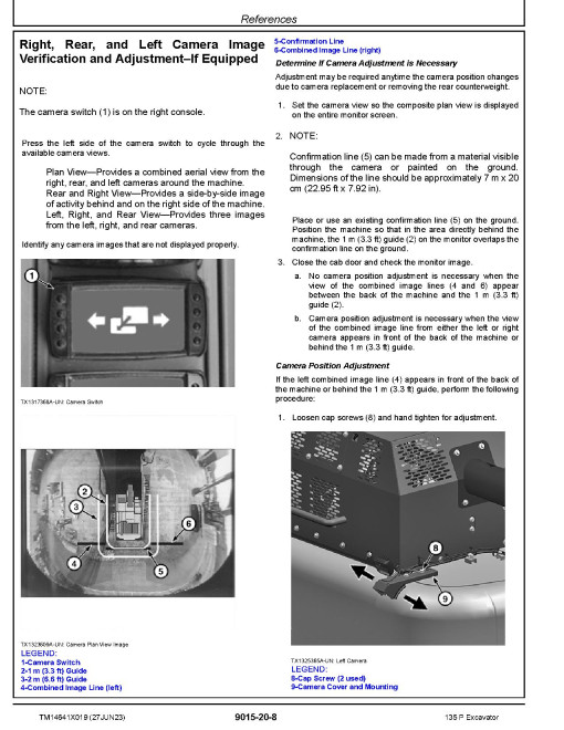 John Deere 135 P Crawler Excavators (PIN: from 1FF135PA_ _F_00001) Operation and Test Manual (TM14641X019)