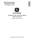John Deere 345P (SN. from F_00001) Crawler Excavators Operation and Test Manual (TM14643X019)