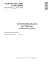 John Deere 544P (SN: 15418-18489) 4WD Wheeled Loaders Repair Manual (TM14658X019)