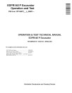 John Deere 145 P (EDPR145) Crawler Excavators (PIN: from 1FF145PC_ _L_00001) Operation and Test Manual (TM14665X019)
