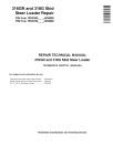 John Deere 316GR and 318G (SN from J435000) Skid Steer Loaders Repair Manual (TM14692X019)
