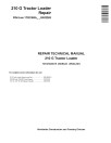 John Deere 210G (SN from GX02263) Tractor Loaders Repair Manual (TM14700X019)