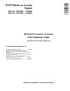 John Deere 315P (SN from CA00001, DA00001) Backhoe Loaders Repair Manual (TM14707X019)