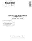 John Deere 444P (SN from 18490) 4WD Wheeled Loaders Operation and Test Manual (TM14727X019)