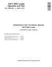 John Deere 544P (SN: 18490-25721) 4WD Wheeled Loaders Operation and Test Manual (TM14729X019)