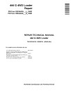 John Deere 444G (SN from D_10001, L_10001) 4WD Wheeled Loaders Repair Manual (TM14743X019)