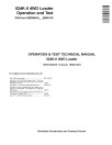John Deere 524K-II (SN from D004118) 4WD Wheeled Loaders Operation and Test Manual (TM14744X019)