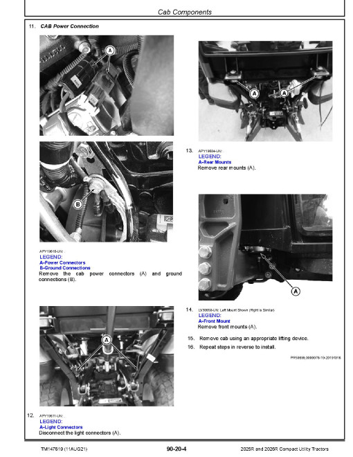 John Deere 2025R and 2026R Compact Utility Tractors (SN. from HH100001) Technical Manual (TM147619) John Deere 2025R and 2026R Compact Utility Tractors (SN. from HH100001) Technical Manual (TM147619)