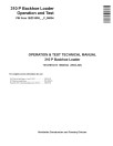 John Deere 310P (SN from F_ 00004) Backhoe Loaders Operation and Test Manual (TM14787X019)