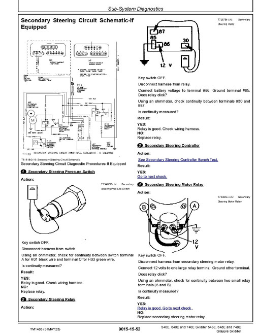 John Deere 540E, 640E, 740E Skidders, 548E, 648E and 748E Grapple Skidders Operation and Test Manual (TM1485) John Deere 540E, 640E, 740E Skidders, 548E, 648E and 748E Grapple Skidders Operation and Test Manual (TM1485)