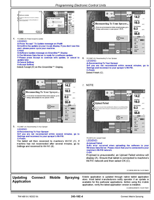 John Deere Connect Mobile Spraying System Technical Manual (TM148519) John Deere Connect Mobile Spraying System Technical Manual (TM148519)