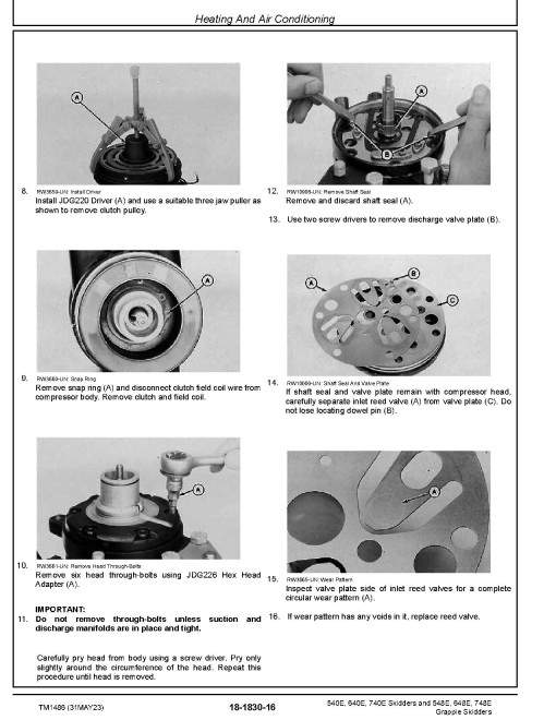 John Deere 540E, 640E, 740E Skidders, 548E, 648E and 748E Grapple Skidders Repair Manual (TM1486) John Deere 540E, 640E, 740E Skidders, 548E, 648E and 748E Grapple Skidders Repair Manual (TM1486)