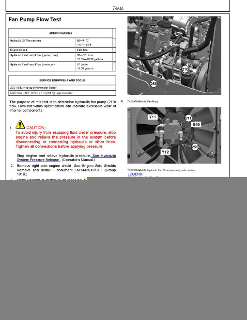 John Deere 750 P (SN from FX11340) Crawler Dozers Operation and Test Manual (TM14938X019)