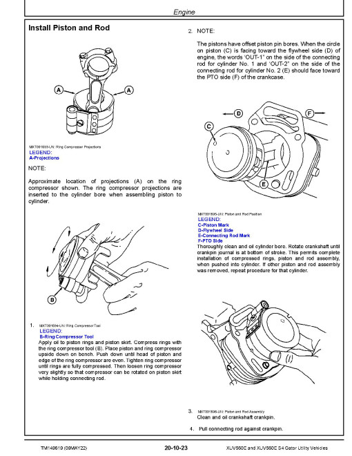 John Deere XUV560E and XUV560E S4 Gator Utility Vehicles (SN: 010001-040000) Technical Manual (TM149619) John Deere XUV560E and XUV560E S4 Gator Utility Vehicles (SN: 010001-040000) Technical Manual (TM149619)