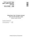 John Deere 316P (SN.from J_ 36500) and 318P (SN.from J_ 39000) Skid Steer Loaders Operation and Test Manual (TM14969X019)