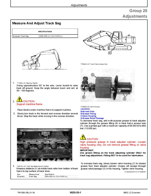 John Deere 690E LC Crawler Excavators Operation and Test Manual (TM1508) John Deere 690E LC Crawler Excavators Operation and Test Manual (TM1508)