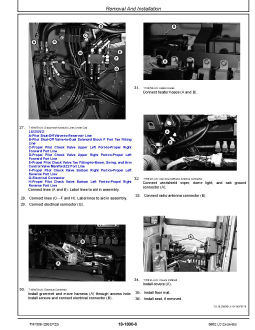 John Deere 690E LC Crawler Excavators Repair Manual (TM1509) John Deere 690E LC Crawler Excavators Repair Manual (TM1509)