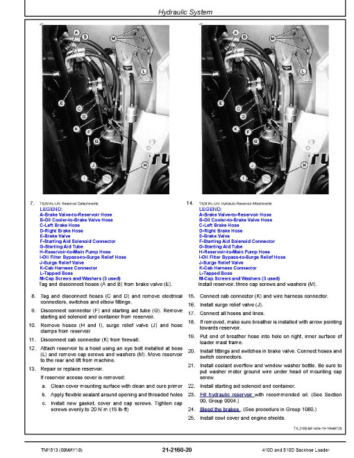 John Deere 410D and 510D Backhoe Loaders Repair Manual (TM1513) John Deere 410D and 510D Backhoe Loaders Repair Manual (TM1513)