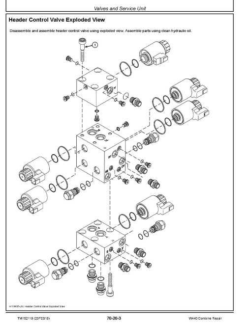 John Deere W440 (SN. from 700949) Combines Repair Manual (TM152119) John Deere W440 (SN. from 700949) Combines Repair Manual (TM152119)