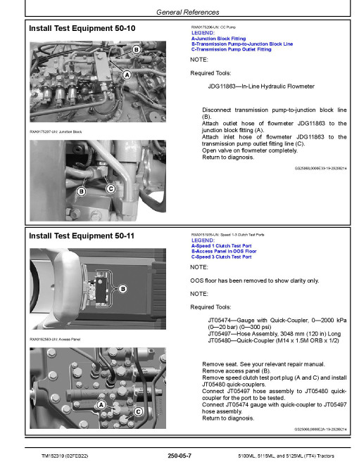 John Deere 5100ML, 5115ML and 5125ML FT4 Tractors (North American Edition) Diagnostic Manual (TM152319) John Deere 5100ML, 5115ML and 5125ML FT4 Tractors (North American Edition) Diagnostic Manual (TM152319)