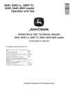 John Deere 544G, 624G, 644G 4WD Loaders, 544G LL Log Loaders and 544G TC Tool Cariers Operation and Test Manual (TM1529)